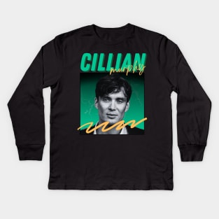 Cillian murphy***original retro Kids Long Sleeve T-Shirt